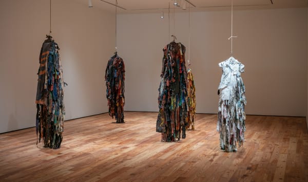 Presence IV, VIII, VI, III, II, 1971–72 Mixed media Dimensions variable Photo: Ryan Gamma