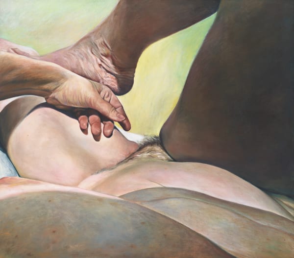 Pink Fingertips, 1977 Oil on canvas 47 x 57 in (119.38 x 144.78 cm)