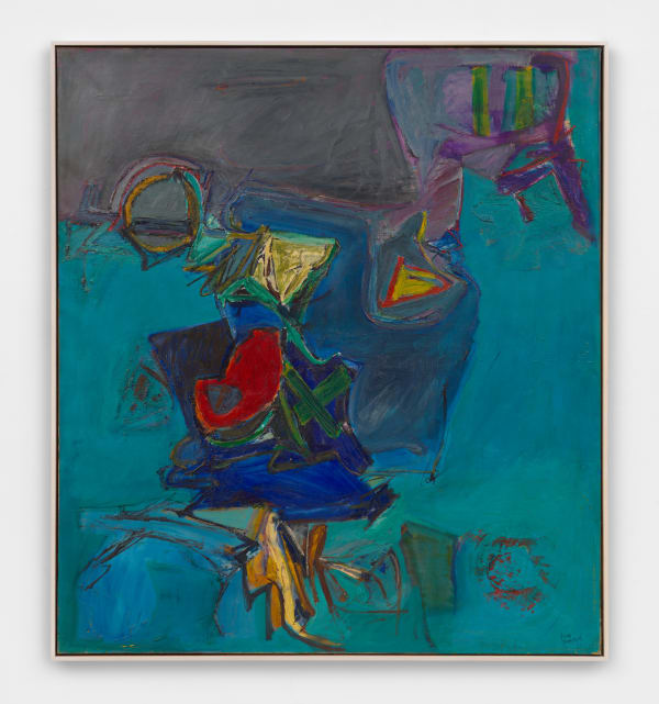 Rhapsody in Blue, 1967 Oil on canvas 69 5/8 x 62 5/8 in (176.85 x 159.23 cm)