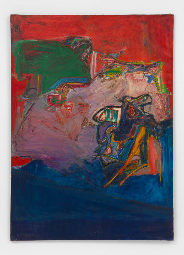 Superficie y espacio, 1969 Oil on linen 70 6/8 x 51 1/8 in (180.02 x 130.02 cm)