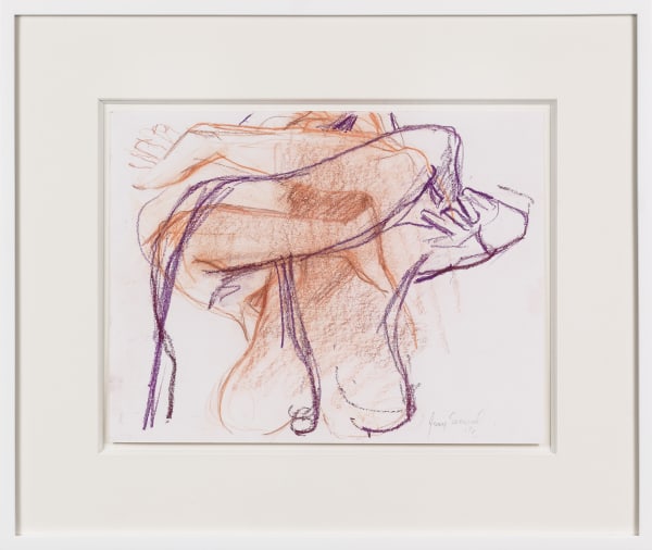 Untitled, 2016 Oil crayon on paper 15 1/2 x 11 3/4 in (39.4 x 29.8 cm)