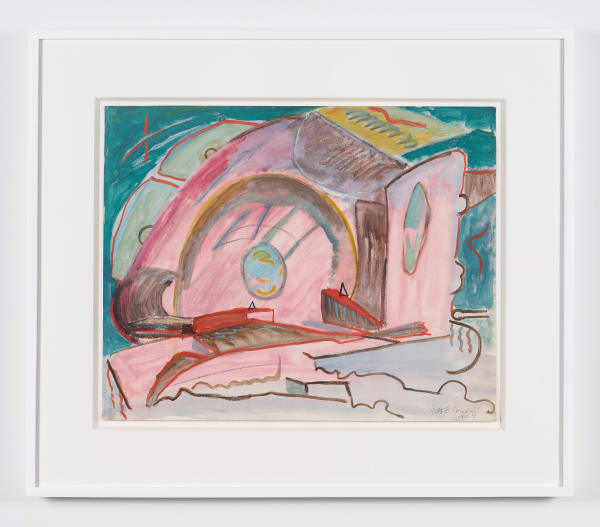 Betty Parsons The Circle, 1947 Gouache on paper 16 x 20 in (40.64 x 50.8 cm)