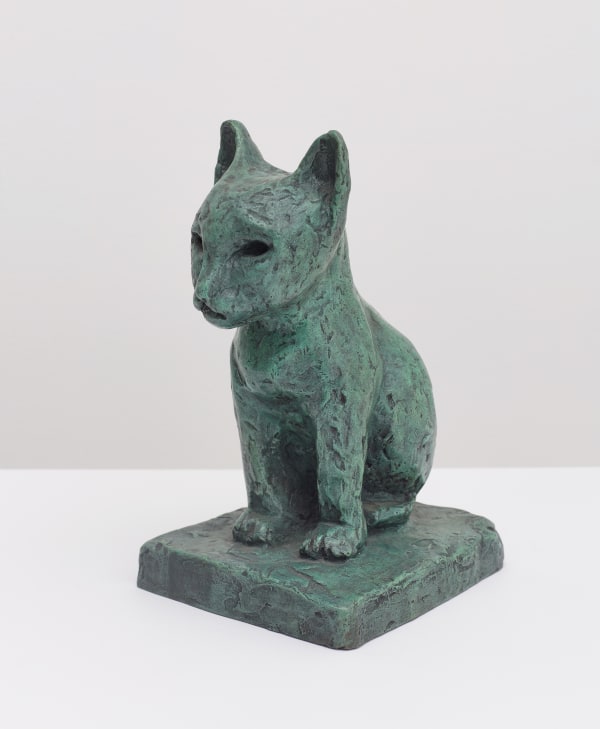 Betty Parsons Untitled (Cat), c. 1922 Bronze 8 x 4 5/8 x 5 in (20.32 x 12.06 x 12.7 cm)