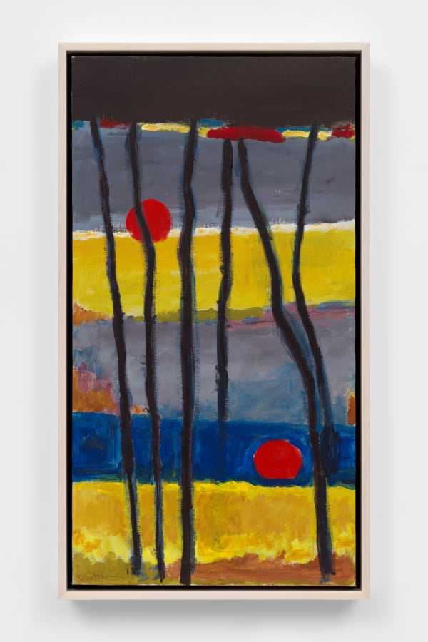 Betty Parsons Untitled, 1972 Acrylic on linen 29 7/8 x 16 in (75.9 x 40.6 cm) 31 1/2 x 17 5/8 x 1 3/4 in framed (80 x 44.8 x 4.4 cm framed)