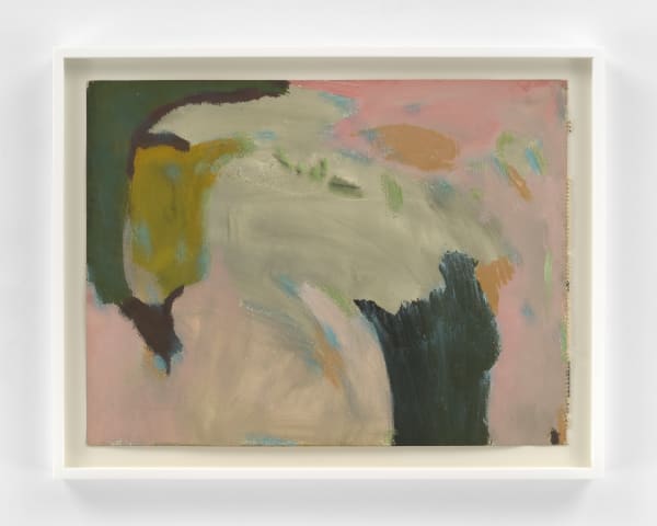 Betty Parsons Flight from Bounty, 1968 Gouache on paper 17 7/8 x 24 in (45.4 x 61 cm) 20 7/8 x 26 7/8 x 1 5/8 in (53 x 68.3 x 4.1 cm)