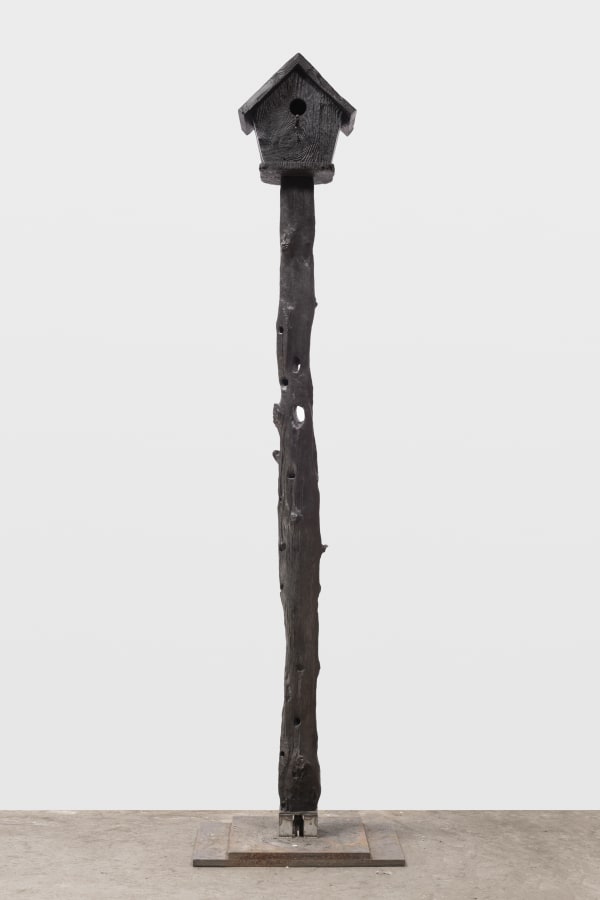 House, 2023 Bronze and steel 111 1/4 x 17 5/8 x 11 3/4 in (282.6 x 44.8 x 29.8 cm)