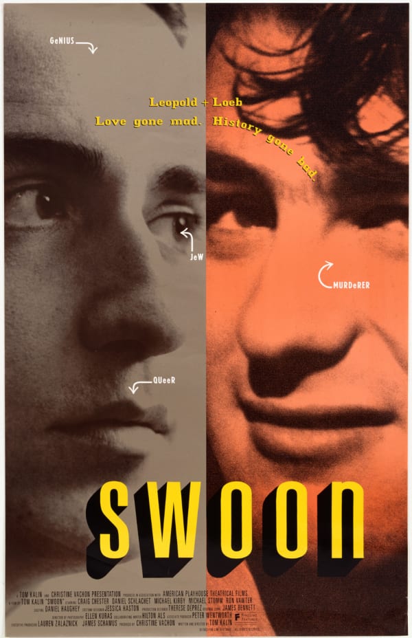 Bureau (Donald Moffett and Marlene McCarty) Swoon, 1992 Offset lithograph Collection of The Museum of Modern Art, New York