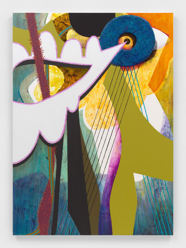 Carrie Moyer, Grassroots Harmonic, 2023