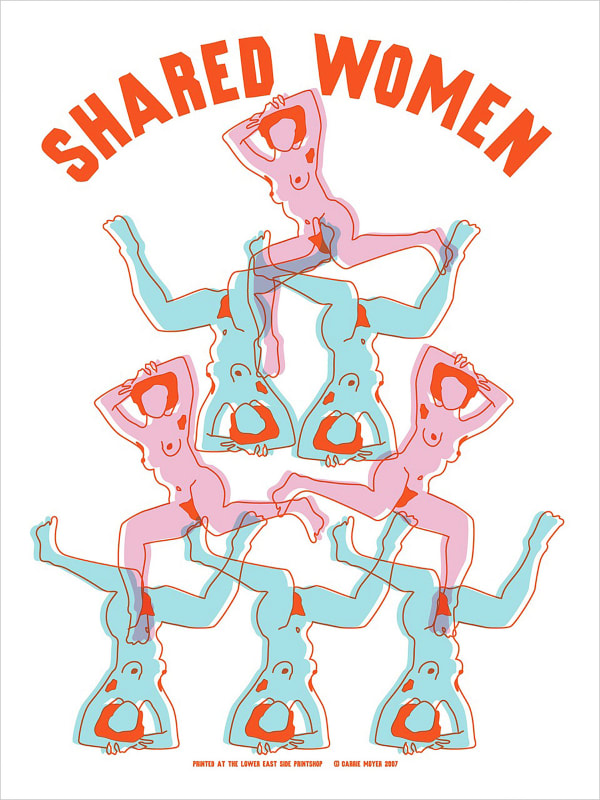 Carrie Moyer, Shared Women, 2007