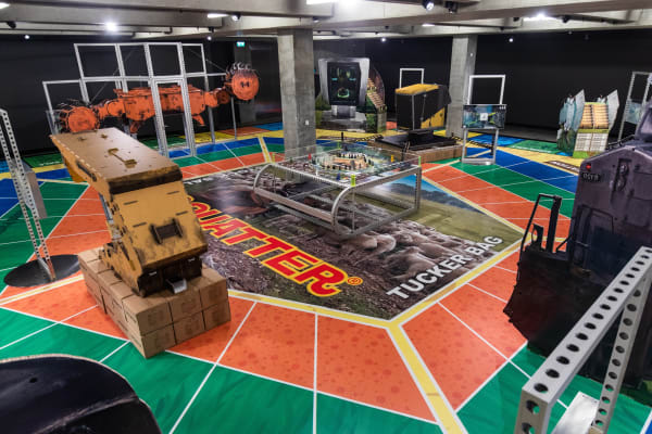 Simon Denny Mine, 2019 Installation view Museum of Old and New Art, Hobart, Tasmania Photography by Jesse Hunniford