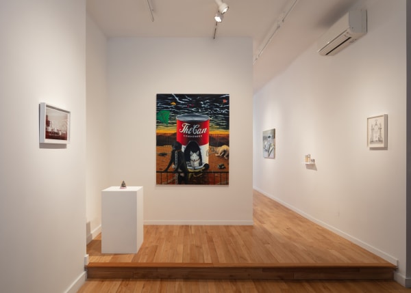 Troy Lamarr Chew II Corrlinks and Jaypay/Free My Dawgs, 2021 Oil on canvas 60 × 48 inches (152.40 × 121.92 cm) Installation view Striving After Wind, 2021 Chapter NY, New York