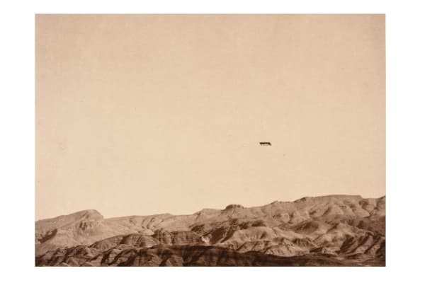 Trevor Paglen Time study (Predator; Indian Springs, NV) (detail), 2010 Eight gold toned albumen prints 5 x 7 in each 12.7 x 17.78 cm each
