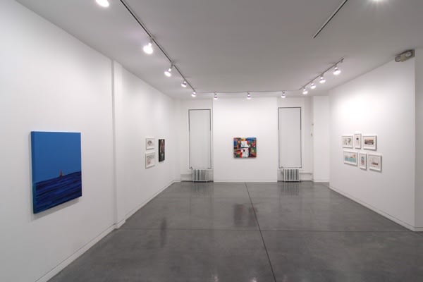Chris Johanson, Charley Harper & Matt Keegan, 2011 Installation view