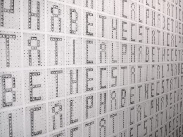 Shannon Ebner Signal Hill, 2010 Installation view