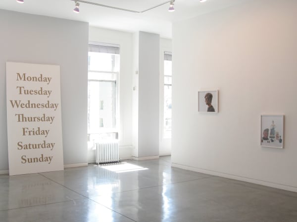 Matt Keegan Postcards & Calendars, 2009 Installation view