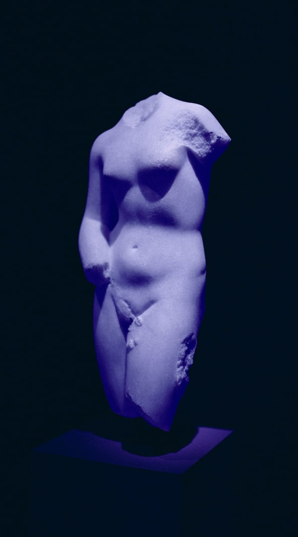 Sara VanDerBeek Baltimore Aphrodite, 2013 Digital c-print 84 x 46 1/2 in 213.36 x 118.11 cm