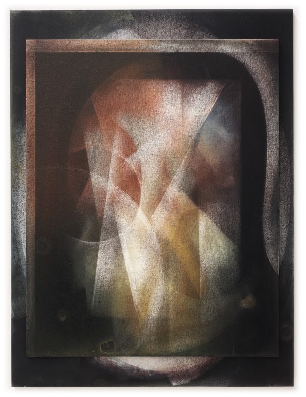 Liam Everett Untitled, 2012 Ink, acrylic, alcohol and sea salt on masonite panels 24 x 18 in 60.96 x 45.72 cm