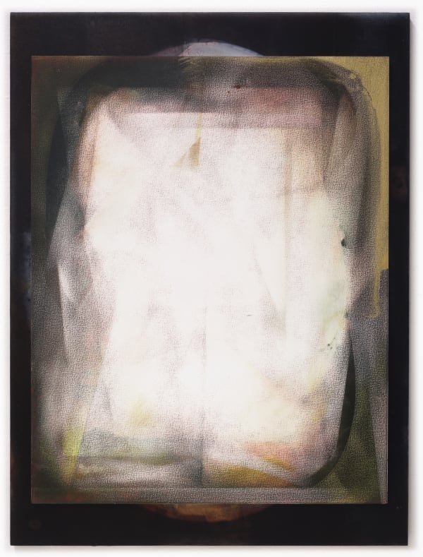 Liam Everett Untitled, 2012 Ink, acrylic, alcohol and sea salt on masonite panels 24 x 18 in 60.96 x 45.72 cm