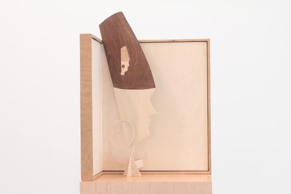 Emily Wardill The Imelda in White, 2011 Wood 15 3/4 x 13 3/4 x 8 7/8 in 40.01 x 34.93 x 22.54 cm