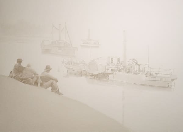 Devin Leonardi The Appomattox River, 2010 Acrylic on paper 18 3/4 x 27 1/2 in 47.63 x 69.85 cm