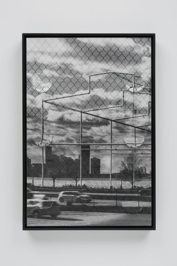 Shannon Ebner DAYS END, 2022 Archival pigment print mounted on aluminum Framed: 21 3/4 x 14 3/4 x 1 5/8 in 55.1 x 37.3 x 4.1 cm Edition of 5 plus 2 artist's proofs