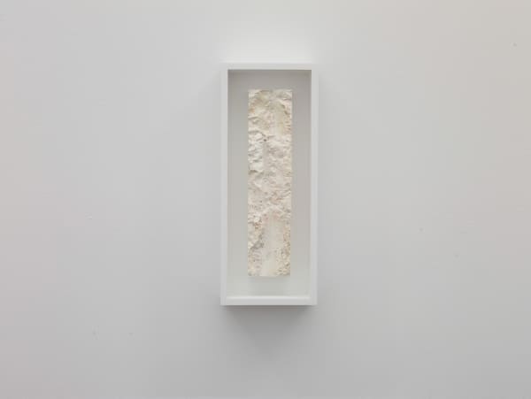 Zarouhie Abdalian from chalk mine hollow (viii), 2017 Hydrocal 9 x 2 x 2 in 22.7 x 5 x 5 cm