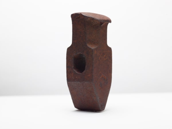 Zarouhie Abdalian brunt (ii), 2017 Steel tool head 4 3/8 x 1 5/8 x 1 5/8 in 11 x 4 x 4 cm