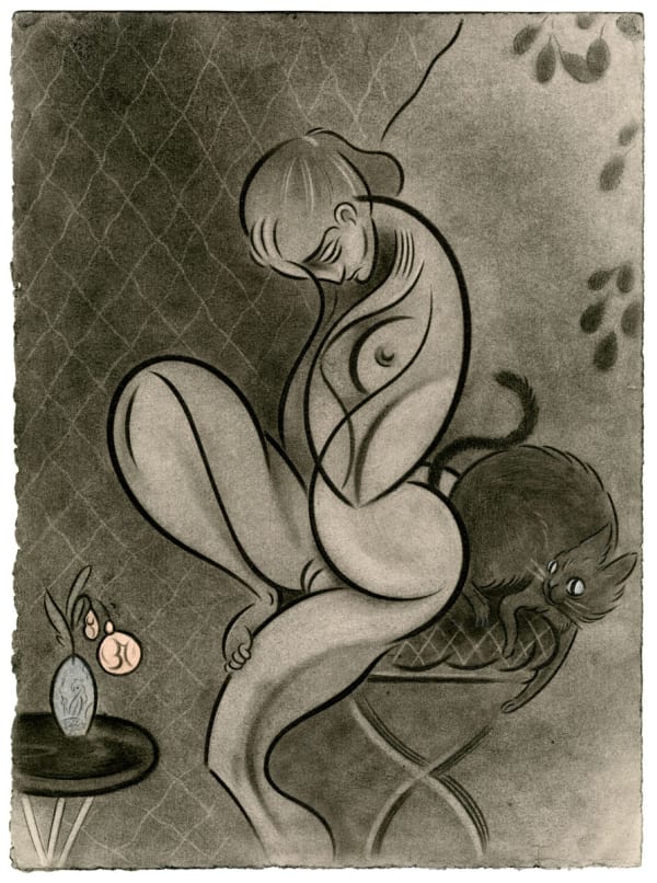 Koak An Immovable Mass of Longing, 2020 Signed and dated on verso Graphite, charcoal, ink, and casein on pearl grey rag paper with inlay dyed with acrylic ink 15 x 11 in 38.1 x 27.9 cm