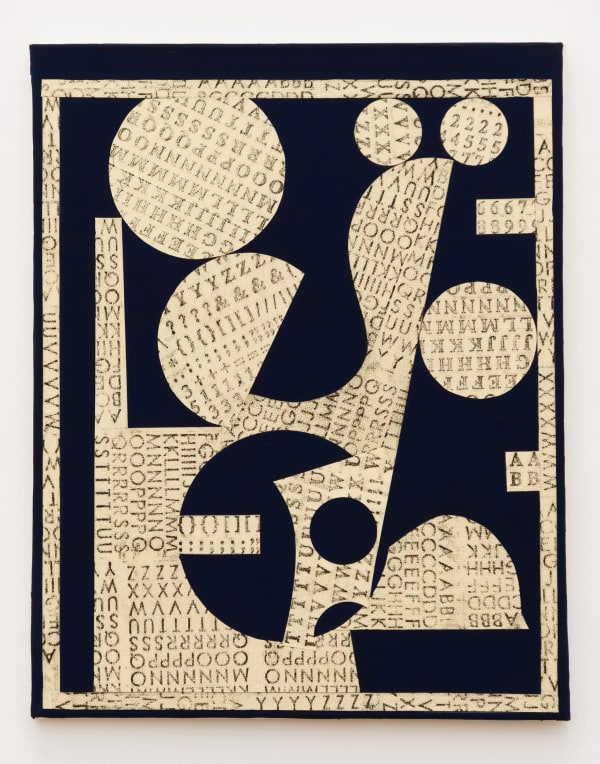 David Korty Untitled Study #10, 2018 Ink, gouache, paper, canvas 20 x 16 in 50.8 x 40.6 cm