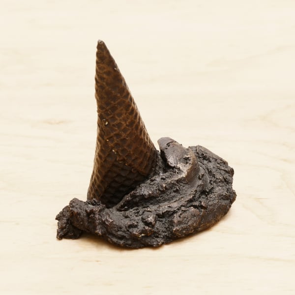 Jason Meadows Ice Cream Cone Paperweight, 2008 Bronze 5 x 4 1/2 x 3 in 12.7 x 11.4 x 7.6 cm