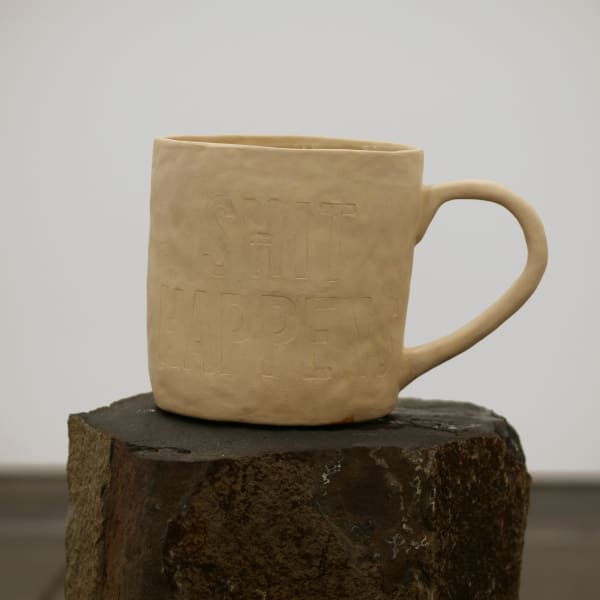 Will Rogan Filter (Shit Happens 1) (detail), 2018 Ceramic, sea water, stone 37 x 19 1/2 x 11 in 94 x 49.5 x 27.9 cm