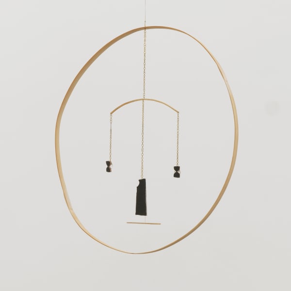 Will Rogan Elliot, 2018 Wood, paint, necklace chain, brass, paint, prisms 36 x 30 x 17 in 91.4 x 76.2 x 43.2 cm