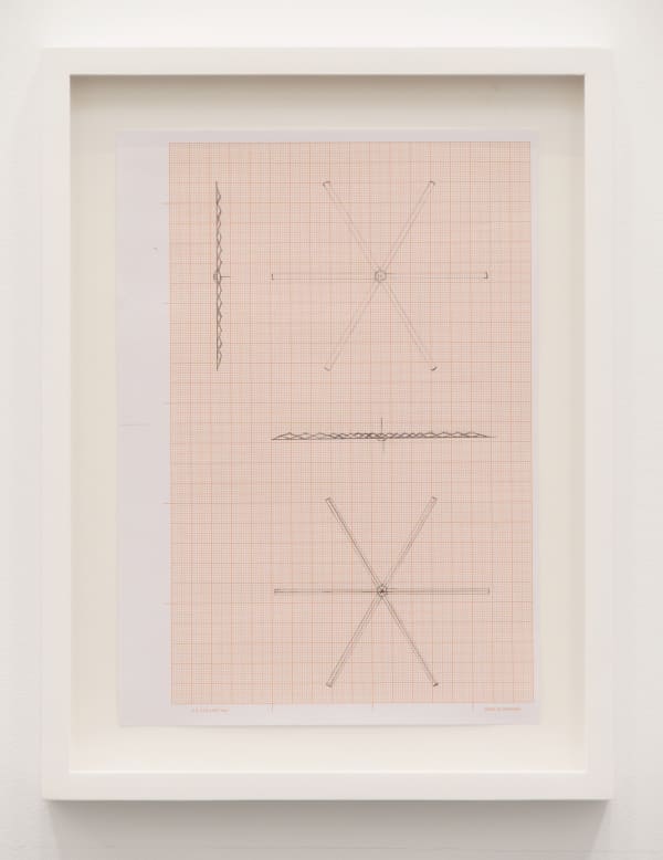 Trevor Paglen Nonfunctional Satellite Concept, 2012 Graphite on paper 14 3/4 x 11 1/4 in 37.5 x 28.6 cm