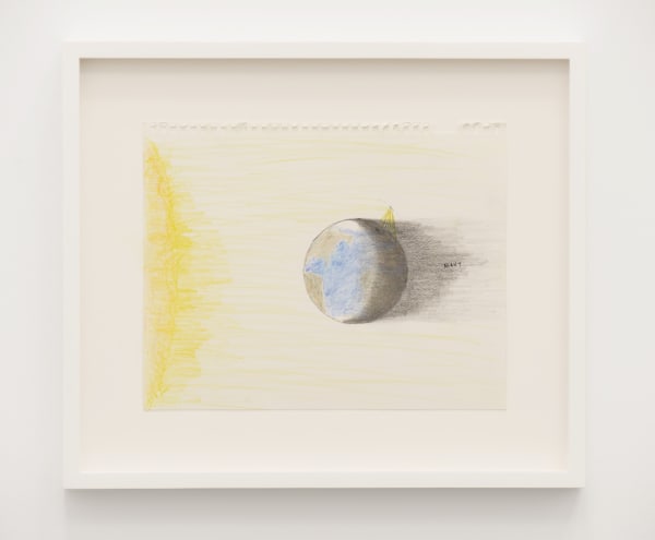 Trevor Paglen Orbital Reflector, 2017 Graphite and colored pencil on paper 14 3/4 x 17 1/4 in 37.5 x 43.8 cm