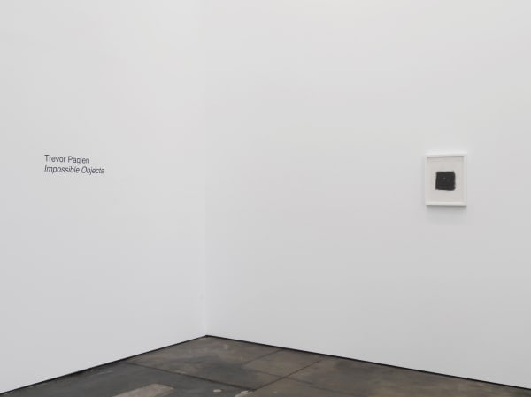 Trevor Paglen Impossible Objects, 2018 Installation view