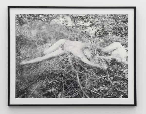 Seth David Rubin In the daytime, I double exposed my figure on sticks, 1990 Pigment print 30 x 40 in 76.2 x 101.6 cm