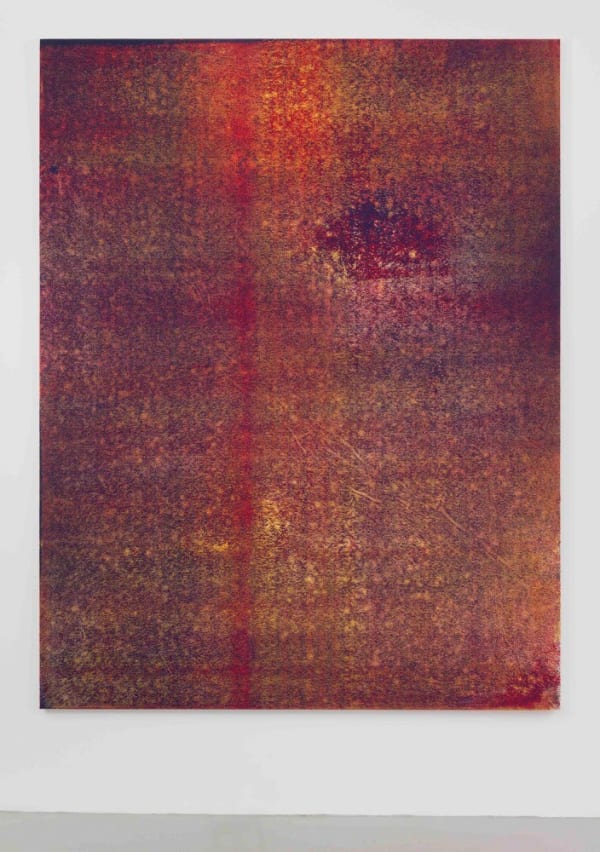 Israel Lund Untitled, 2017 Acrylic on raw canvas 88 x 68 in 223.5 x 172.7 cm