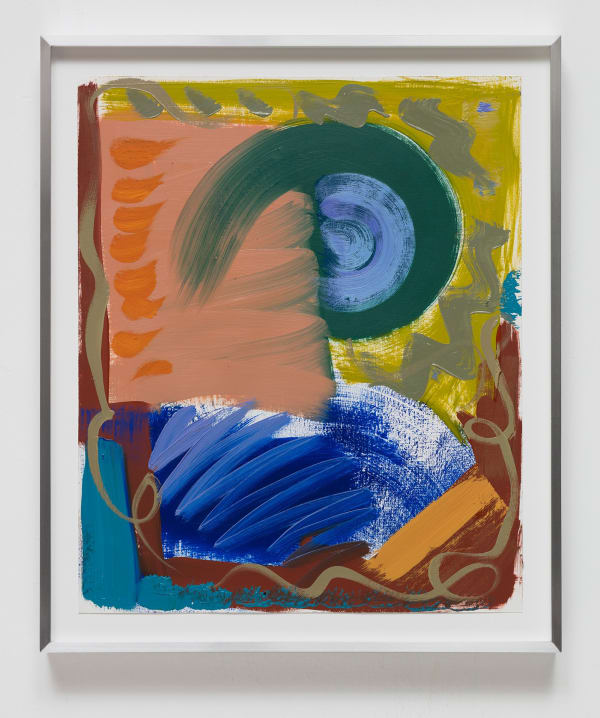 Alex Olson Untitled, 2017 Oil on paper 17 x 14 in 43.2 x 35.6 cm