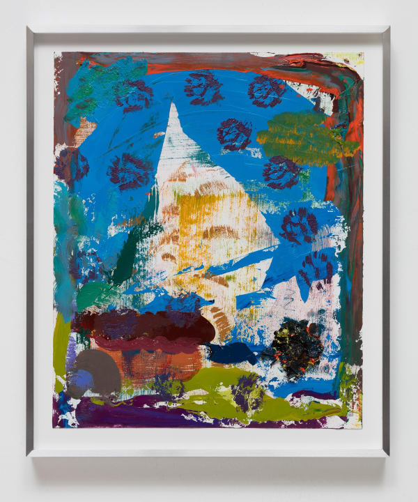 Alex Olson Untitled, 2017 Oil on paper 17 x 14 in 43.2 x 35.6 cm