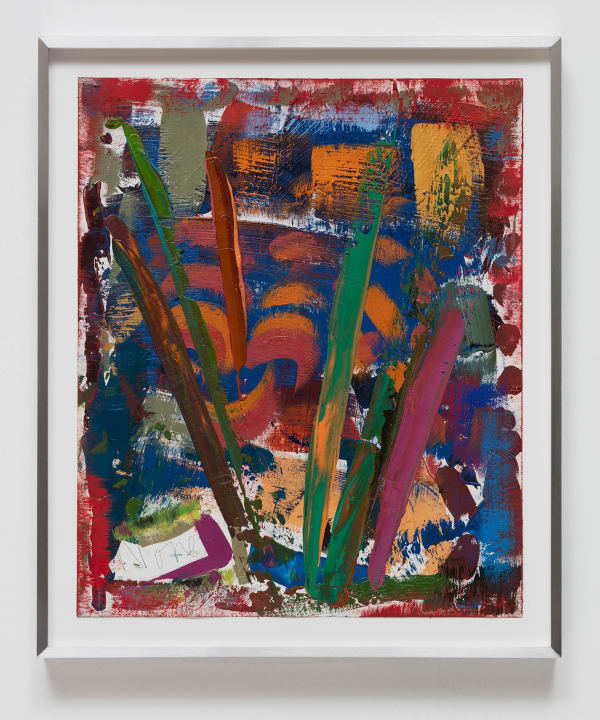 Alex Olson Untitled, 2017 Oil and pencil on paper 17 x 14 in 43.2 x 35.6 cm