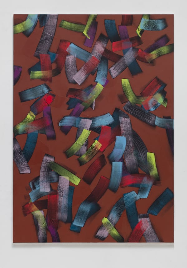 Alex Olson Fish (1), 2017 Oil and modeling paste on canvas 61 x 43 in 154.9 x 109.2 cm
