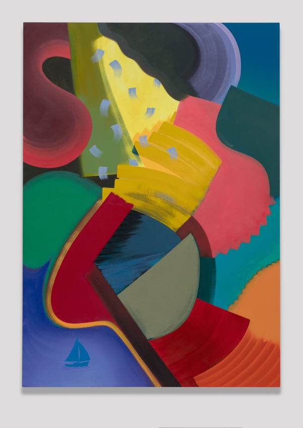 Alex Olson Map, 2017 Oil on canvas 61 x 43 in 154.9 x 109.2 cm