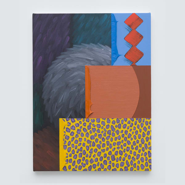 Alex Olson Stair, 2018 oil and modeling paste on canvas 24 x 18 in 61 x 45.7 cm