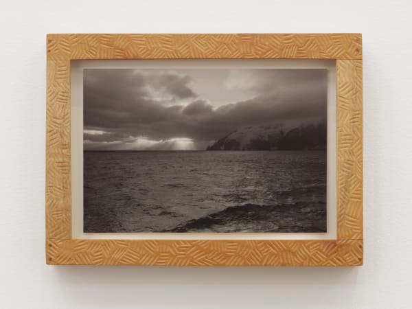 Will Rogan Elephant Island, 2018 Gelatin silver print, wood 6 1/8 x 8 1/2 x 1 in 15.6 x 21.6 x 2.5 cm