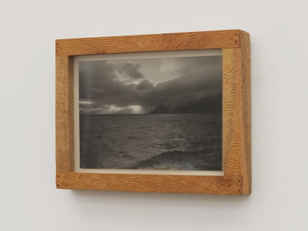 Will Rogan Elephant Island, 2018 Gelatin silver print, wood 6 1/8 x 8 1/2 x 1 in 15.6 x 21.6 x 2.5 cm