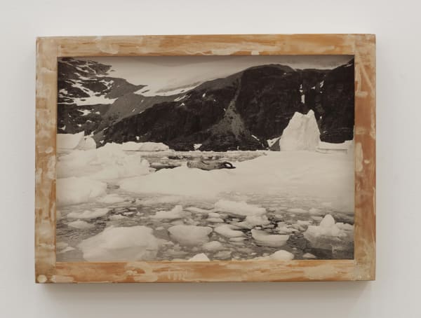 Will Rogan Reclining Nude, 2018 Gelatin silver print, wood, paint 10 1/2 x 14 1/2 x 1 1/2 in 26.7 x 36.8 x 3.8 cm