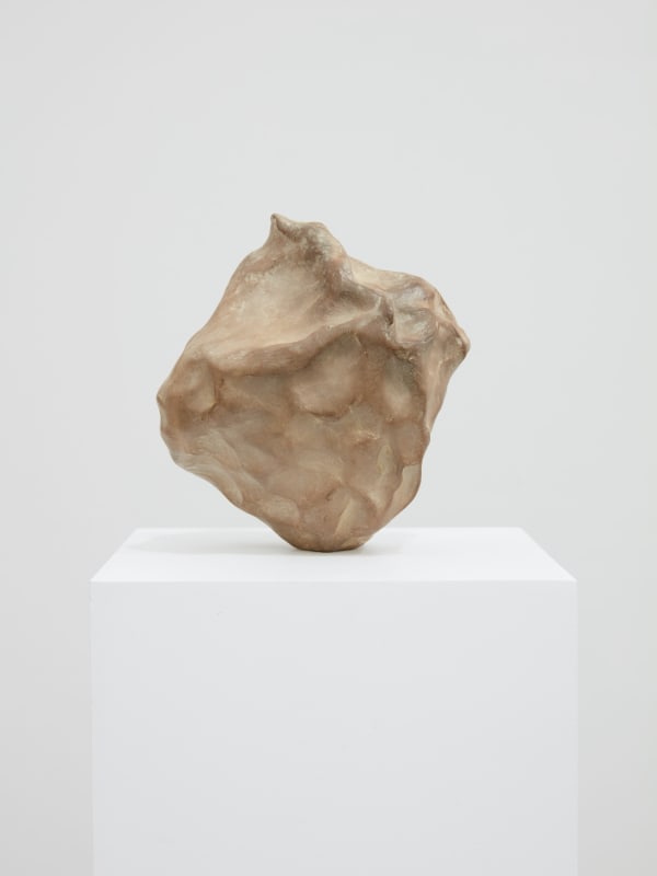 Zarouhie Abdalian Clutch (vii), 2018 Paper clay, smoke, wax 4 1/4 x 4 x 2 1/2 in 10.8 x 10.2 x 6.3 cm