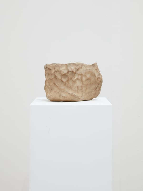 Zarouhie Abdalian Clutch (ix), 2018 Paper clay, smoke, wax 6 x 4 x 4 in 15.2 x 10.2 x 10.2 cm