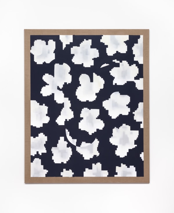 Laeh Glenn Flowers, 2015 Oil and acrylic on linen 64 x 52 in 162.6 x 132.1 cm