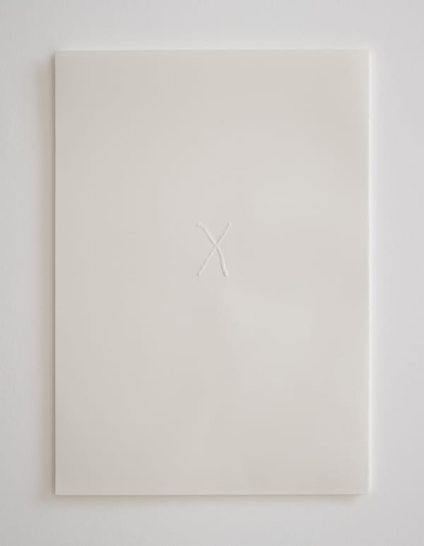 Zarouhie Abdalian Seal (iii), 2015 Embossed paper 11 3/4 x 8 1/4 in 29.7 x 21 cm